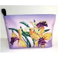 Косметичка для вышивки бисером или нитками «Цветы КОС-9» (Косметичка или набор)